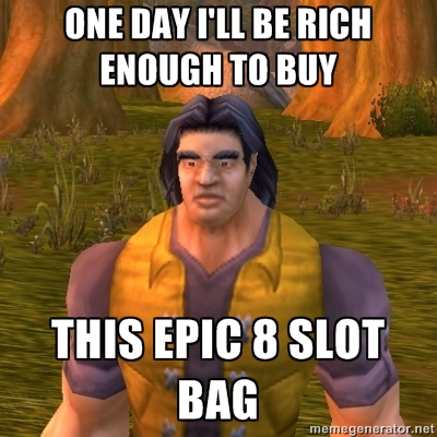 I remember buying those bags from NPC vendors.